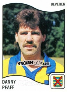 Sticker Danny Pfaff - Football Belgium 1989-1990 - Panini