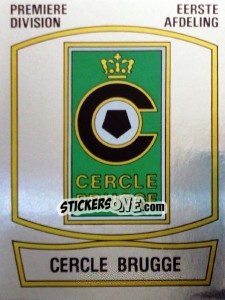 Sticker Badge - Football Belgium 1989-1990 n. 75 - Panini