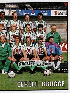 Figurina Team - Football Belgium 1989-1990 - Panini