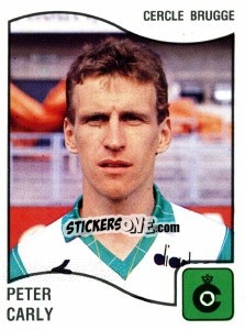 Sticker Peter Carly - Football Belgium 1989-1990 - Panini
