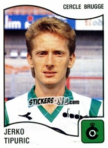 Sticker Jerko Tipuric - Football Belgium 1989-1990 - Panini