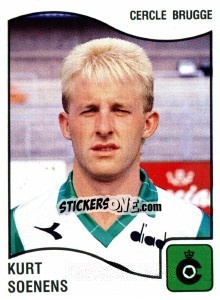 Sticker Kurt Soenens - Football Belgium 1989-1990 - Panini