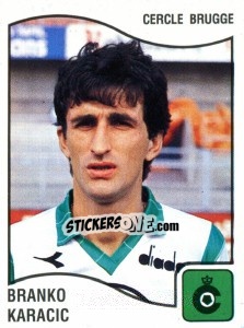 Cromo Branko Karacic - Football Belgium 1989-1990 n. 88 - Panini