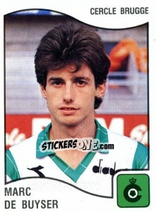 Cromo Marc de Buyser - Football Belgium 1989-1990 - Panini