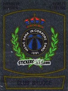 Sticker Badge - Football Belgium 1989-1990 n. 93 - Panini