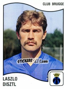 Sticker Laszlo Disztl - Football Belgium 1989-1990 - Panini