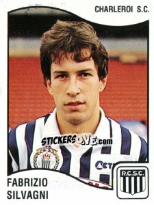 Sticker Fabrizio Silvagni - Football Belgium 1989-1990 n. 118 - Panini