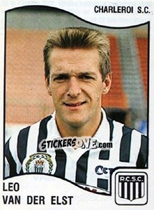 Cromo Leo van der Elst - Football Belgium 1989-1990 - Panini