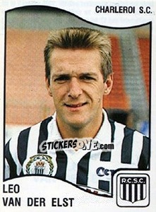 Sticker Leo van der Elst - Football Belgium 1989-1990 - Panini