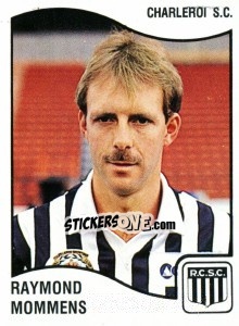 Sticker Raymond Mommens - Football Belgium 1989-1990 - Panini
