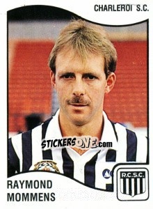 Sticker Raymond Mommens - Football Belgium 1989-1990 n. 123 - Panini