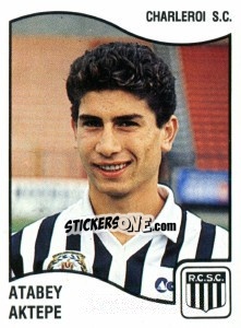 Sticker Atabey Aktepe - Football Belgium 1989-1990 - Panini