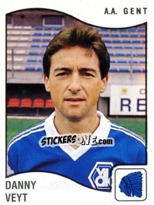 Sticker Danny Veyt - Football Belgium 1989-1990 - Panini