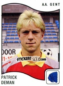 Figurina Patrick Deman - Football Belgium 1989-1990 - Panini