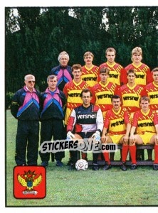 Figurina Team - Football Belgium 1989-1990 - Panini