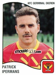 Cromo Patrick Ipermans - Football Belgium 1989-1990 n. 153 - Panini