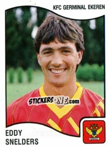 Figurina Eddy Snelders - Football Belgium 1989-1990 - Panini