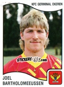 Sticker Joel Bartholomeeussen - Football Belgium 1989-1990 - Panini