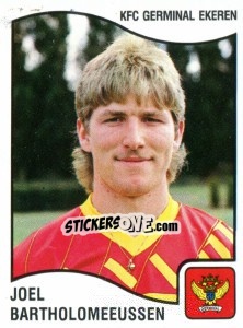 Figurina Joel Bartholomeeussen - Football Belgium 1989-1990 n. 159 - Panini