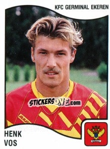 Sticker Henk Vos - Football Belgium 1989-1990 - Panini