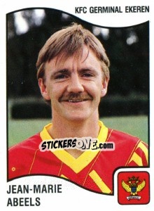 Cromo Jean-Marie Abeels - Football Belgium 1989-1990 n. 163 - Panini