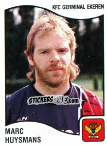 Sticker Marc Huysmans - Football Belgium 1989-1990 - Panini