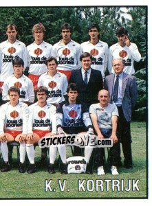 Sticker Team - Football Belgium 1989-1990 - Panini