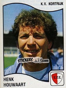 Sticker Henk Houwaart - Football Belgium 1989-1990 - Panini