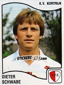 Sticker Dieter Schwabe - Football Belgium 1989-1990 n. 170 - Panini