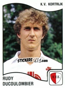 Sticker Rudy Ducoulombier - Football Belgium 1989-1990 - Panini