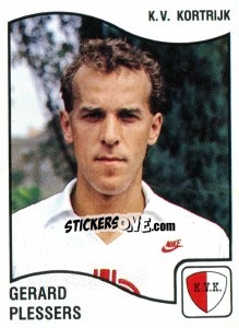 Figurina Gerard Plessers - Football Belgium 1989-1990 - Panini