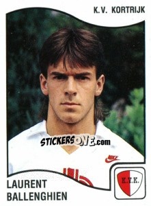 Sticker Laurent Ballenghien - Football Belgium 1989-1990 - Panini