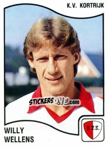 Sticker Willy Wellens - Football Belgium 1989-1990 n. 182 - Panini