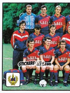 Figurina Team - Football Belgium 1989-1990 - Panini