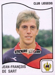 Sticker Jean-Francois de Sart - Football Belgium 1989-1990 n. 190 - Panini