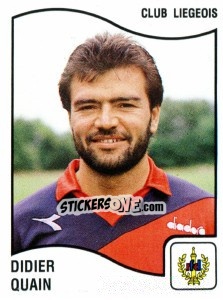 Sticker Didier Quain - Football Belgium 1989-1990 n. 193 - Panini
