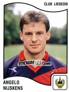 Cromo Angelo Nijskens - Football Belgium 1989-1990 - Panini