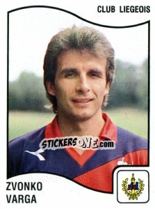 Sticker Zvonko Varga - Football Belgium 1989-1990 - Panini
