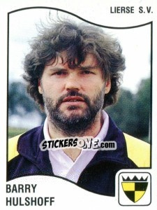 Sticker Barry Huslhoff - Football Belgium 1989-1990 - Panini