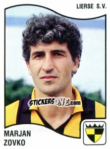 Figurina Marjan Zovko - Football Belgium 1989-1990 - Panini