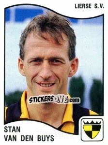 Sticker Stan van den Buys - Football Belgium 1989-1990 - Panini