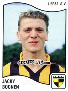 Figurina Jacky Boonen - Football Belgium 1989-1990 - Panini