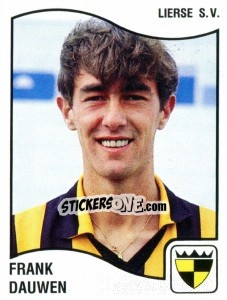 Cromo Frank Dauwen - Football Belgium 1989-1990 - Panini