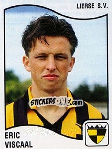 Figurina Eric Viscaal - Football Belgium 1989-1990 - Panini