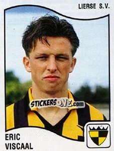 Sticker Eric Viscaal - Football Belgium 1989-1990 n. 216 - Panini
