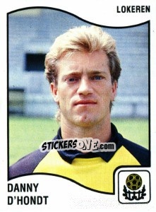 Sticker Danny D'Hondt - Football Belgium 1989-1990 n. 223 - Panini