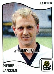 Sticker Pierre Janssen - Football Belgium 1989-1990 - Panini