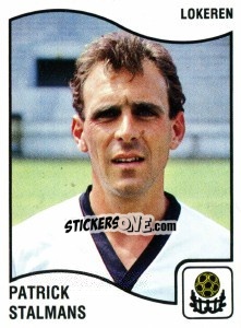 Cromo Patrick Stalmans - Football Belgium 1989-1990 - Panini