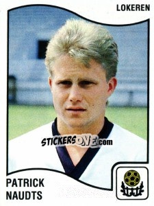 Cromo Patrick Naudts - Football Belgium 1989-1990 - Panini