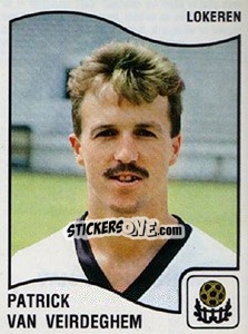 Cromo Patrick van Veirdeghem - Football Belgium 1989-1990 n. 229 - Panini